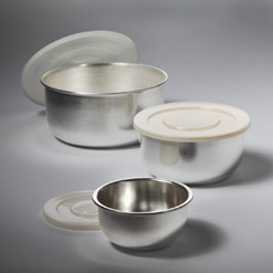 Three picnic bowls